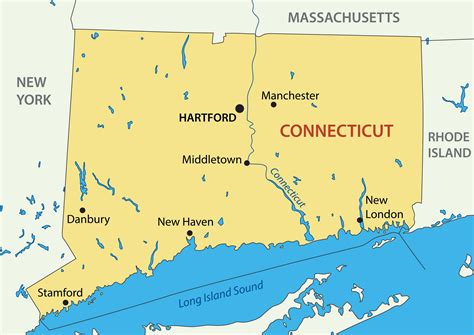 major cities in connecticut state.